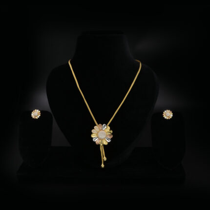 Glimmering-White-&-Rose-Gold-Charm-Necklace-Set-02-dgoldpassion