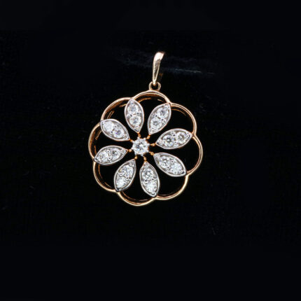 Leafy-Floral-Gleam-Diamond-Pendant-02-dgoldpassion