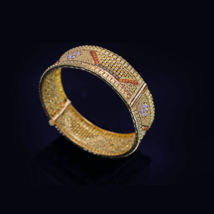 Meenakari-Floral-Gold-Bangle-02-dgoldpassion
